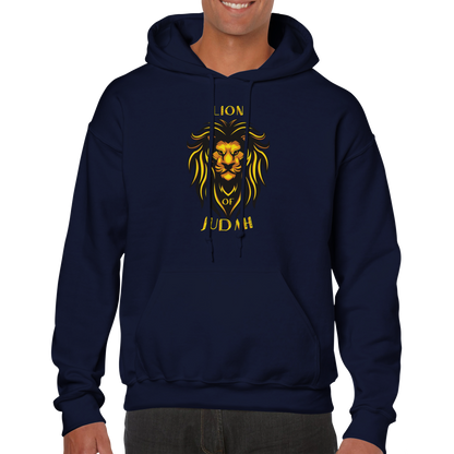 Lion of Judah- Motivational, Christian, Faithful, Powerful Unisex Pullover Hoodie