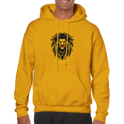 Lion of Judah- Motivational, Christian, Faithful, Powerful Unisex Pullover Hoodie