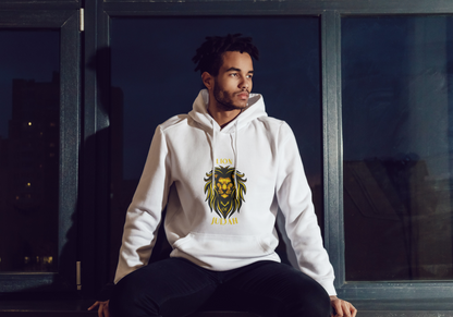 Lion of Judah- Motivational, Christian, Faithful, Powerful Unisex Pullover Hoodie