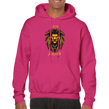 Lion of Judah- Motivational, Christian, Faithful, Powerful Unisex Pullover Hoodie